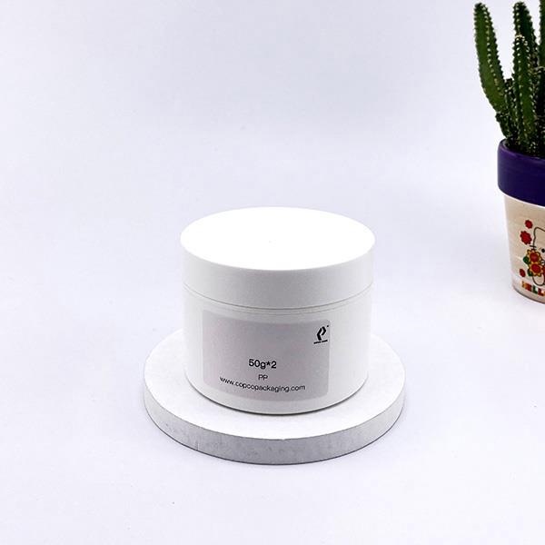 Dual chamber PP cosmetic jar
